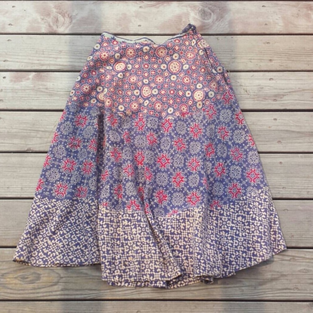 Triple Pattern Skirt